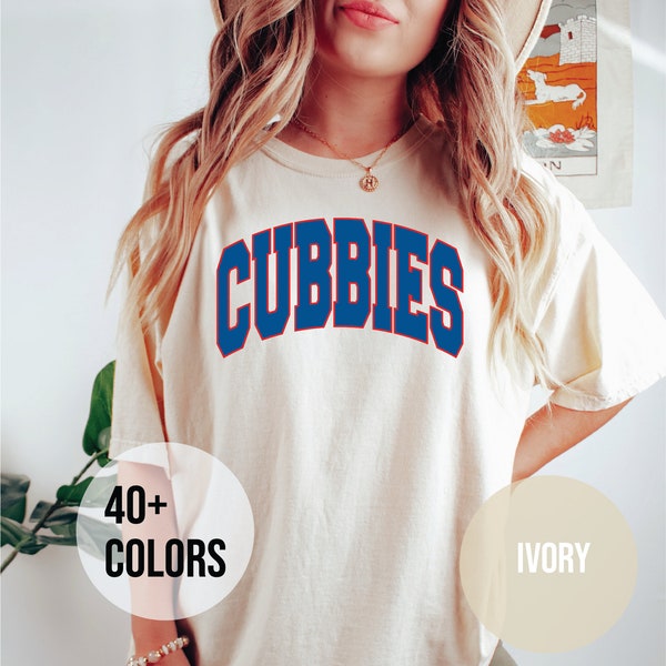 Comfort Colors Chicago Baseball Shirt, Cubs Crewneck, Chicago Baseball, Retro Vintage Chicago Crewneck, Chicago Hometown Pride, Cubbies gift