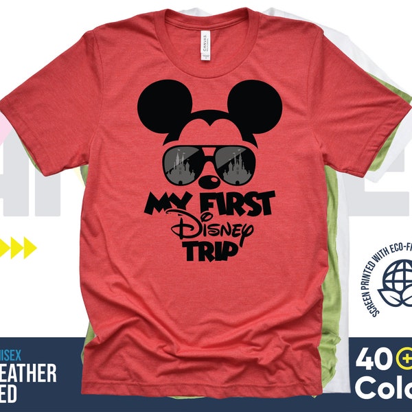 My First Disney Trip Shirt, Disney Trip 2024 Shirt, Disneyworld Shirt, Disney Family Shirt, Couple 2024 Shirt,Disney Couple,Disneyland Shirt