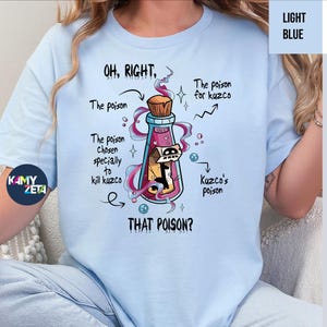 Kuzco Poison Shirt – Two-Sided Vintage Disney Tee, Llama Potion Quote, Funny Emperor’s New Groove Shirt, Yzma Kronk Fan Gift