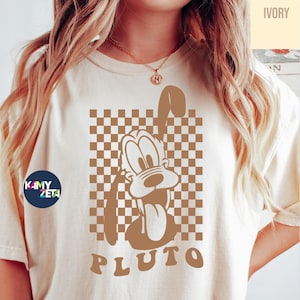 Pluto Shirt | Disney Dog Tee | Comfort Colors | Classic Pluto | Park Style | Cartoon Tee | Retro Disney | Unisex Fit