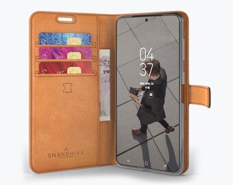 Snakehive Personalised Navy Phone Wallet for Samsung S23, Ultra