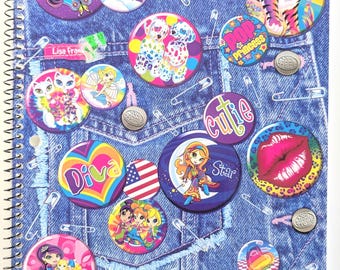Lisa Frank Spiral Notebook, Y2K School Supplies