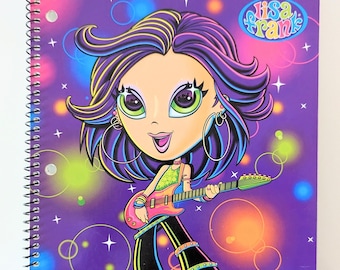 Lisa Frank Rock Star Spiral Notebook, Y2K Nostalgia