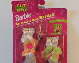 Cut and Style Barbie Attachable Hair Refills Mattel 13072 /& 13070 13069 for sale online