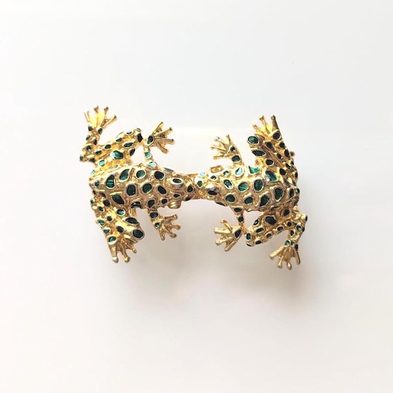Kissing Frogs Belt Buckle
