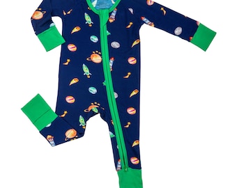Bamboo Baby Convertible Zipper Pajama And Beyond