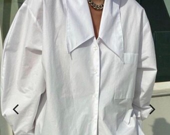 white big shirt