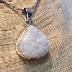 Moonstone Pendant Necklace Pendant Jewelry 925 Silver