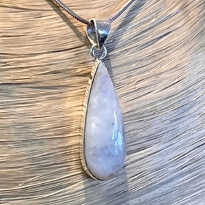 Moonstone Pendant Necklace Pendant Jewelry 925 Silver
