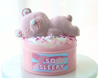 Butter Slime, So Sleepy, DIY Clay Slime