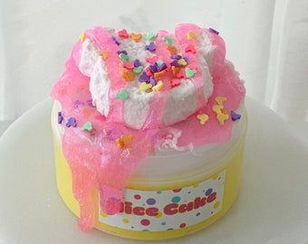 Mice Cake, DIY Clay Slime, Cloud Cream Slime