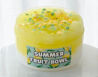 Summer Fruit Bowl- Jelly Cube Slime