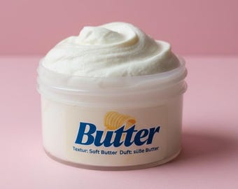 Butter - Soft Butter Slime - Weicher Slime - Entspannender Slime - Soft Butter Slime - Anfänger Slime - 200 Ml Slime - Süße Butter Duft