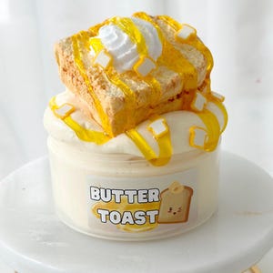 Butter Toast, DIY Clay Slime, Butter Slime