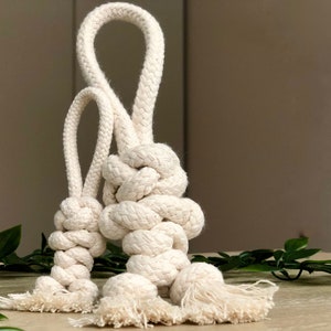 Buddy - hand-knotted dog toy dog toy made of cotton rope rope