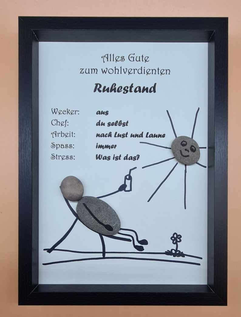 steinbilder rente ruhestand