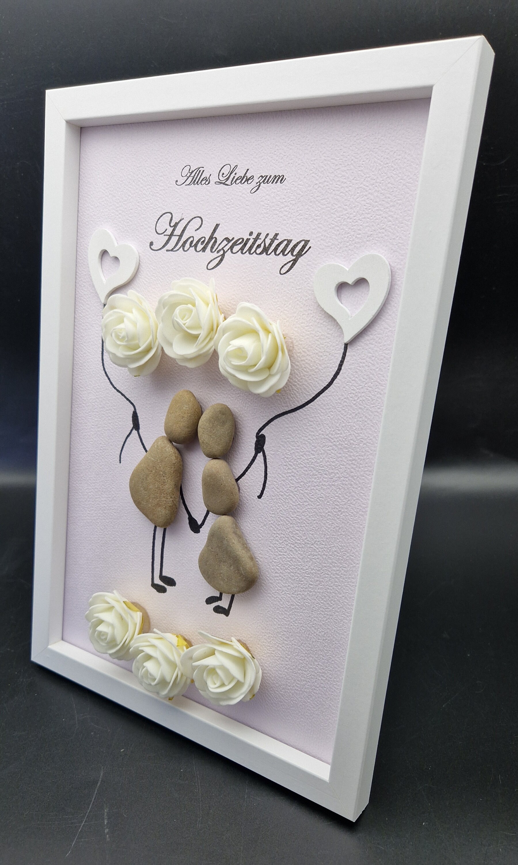 Steinbild zum Hochzeitstag oder zur Hochzeit