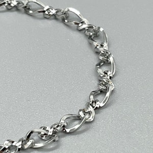 Stainless Steel Twisted Chain Bracelet No Tarnish Twisted Oval Link Silver Chain Women Gift Fun Fashion On The Go image 4