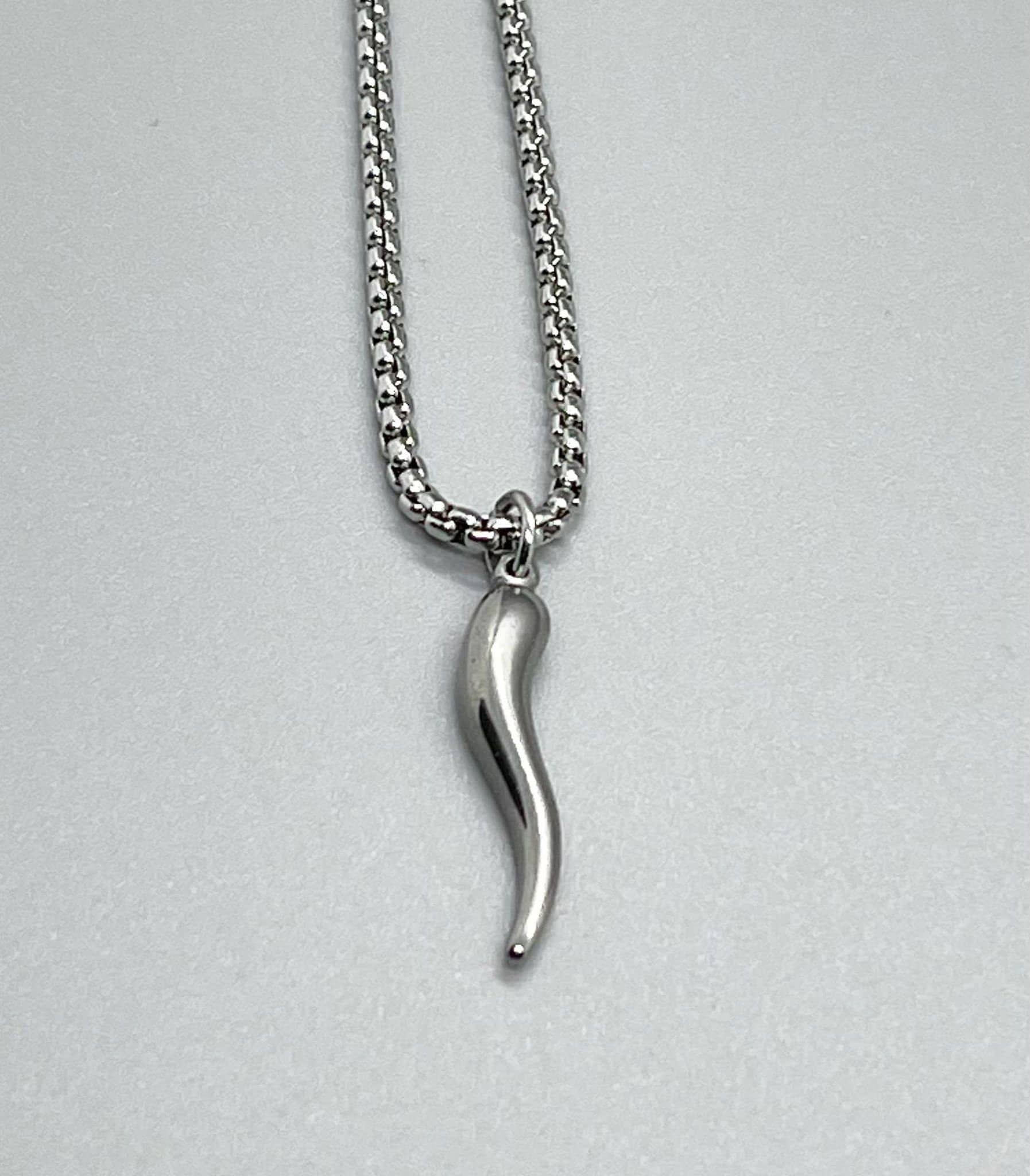 corno necklace silver LORO ロロ　enof corno necklace silver LORO ロロ enof Silver Cornicello