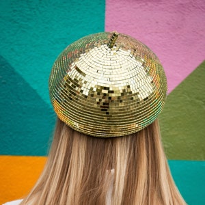 Disco ball beret | Mirrorball hat | Disco hat | Disco Festival | Party hat | Mirror tile hat