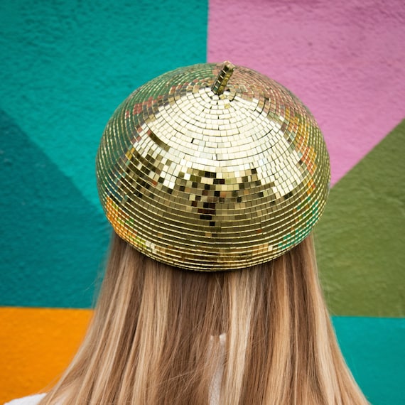 Buy Disco Ball Beret | Mirrorball Hat | Disco Hat | Disco  display picture 3