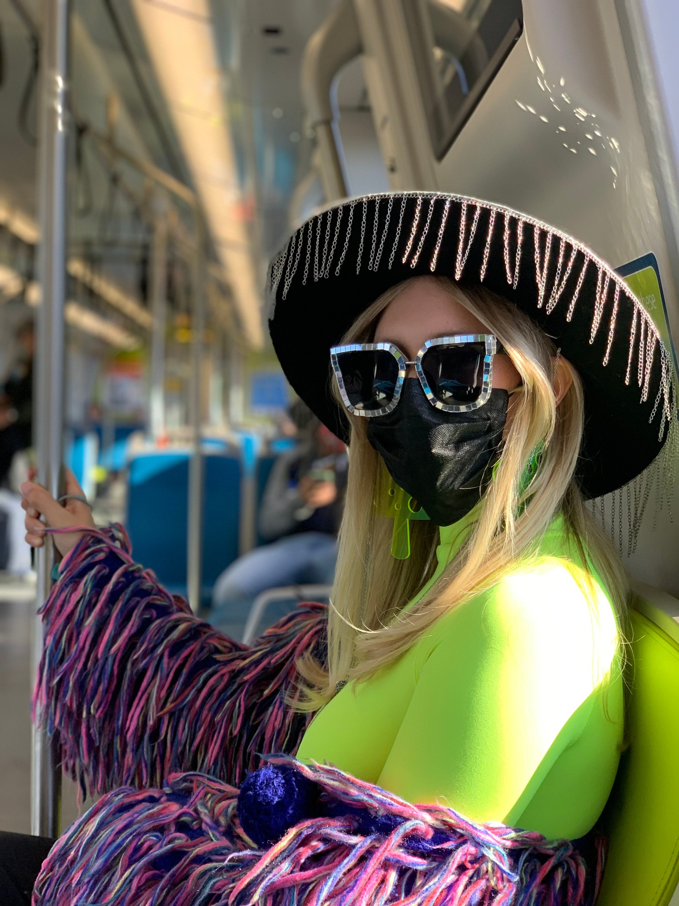 Disco Dreams Fringed Hat | Beyoncé Disco Hat | Disco Cowboy Hat ...