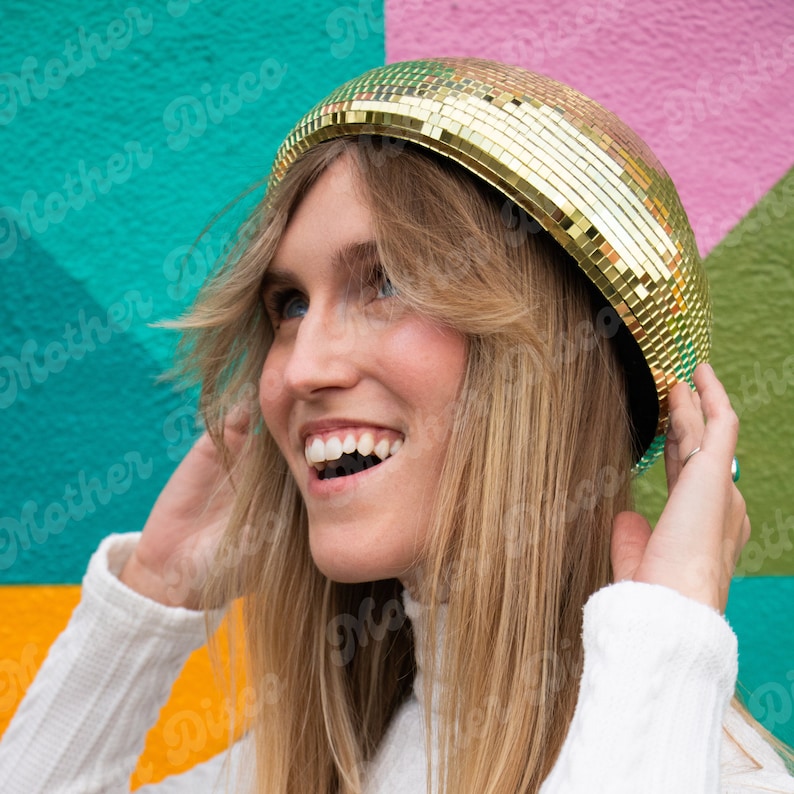 Disco Ball Beret | Mirrorball Hat | Disco Hat | Disco Festival | Party ...