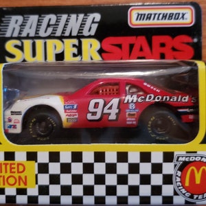 Matchbox 1996 Bill Elliott # 94 McDonalds Racing Stock Car