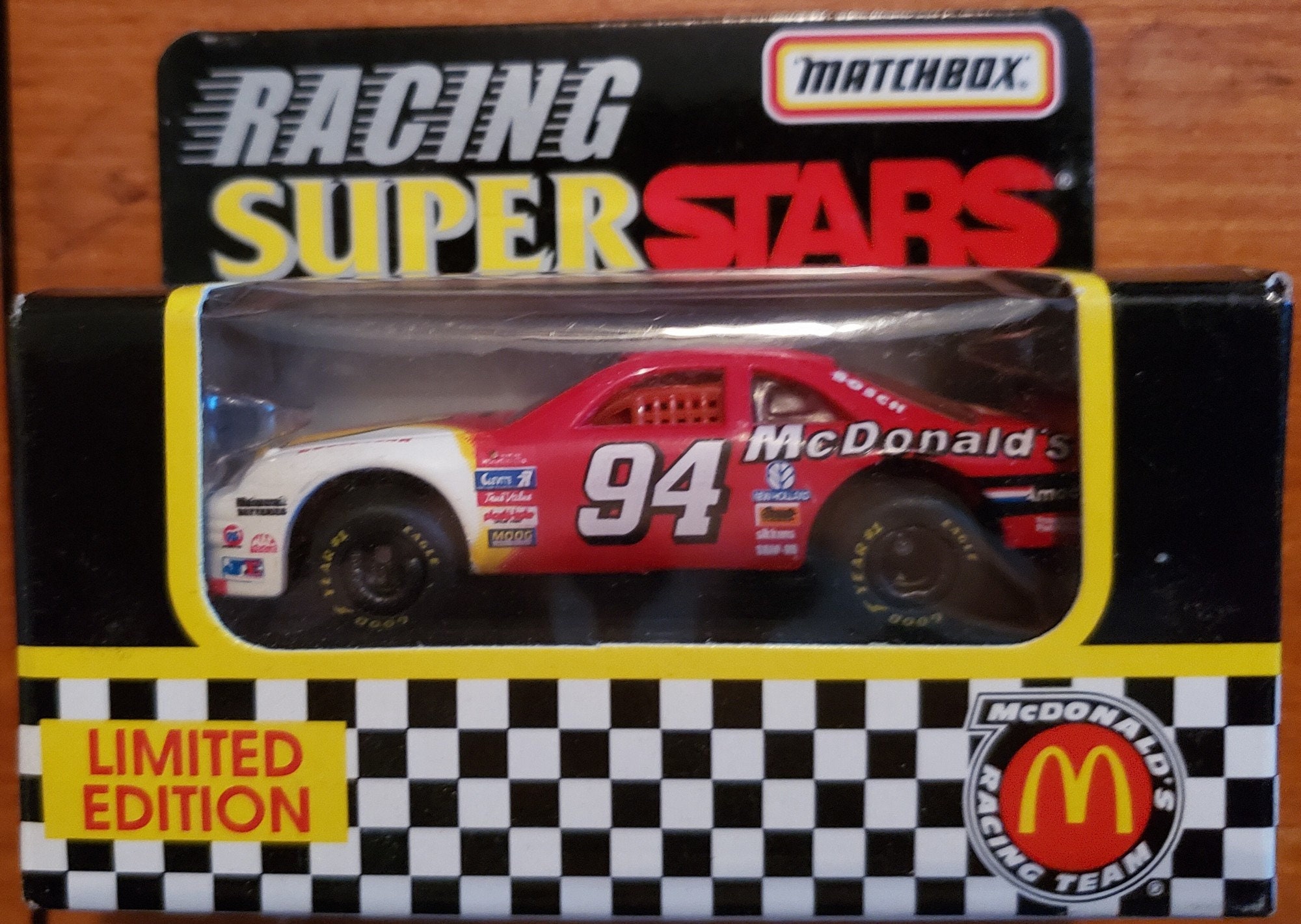 Matchbox 1996 Bill Elliott 94 Mcdonalds Racing Stock Car Etsy