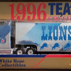 Matchbox 1996 Detroit Lions Hauler