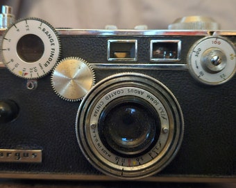 Vintage Argus C3 35mm Film Camera With Flash Attachment - Etsy