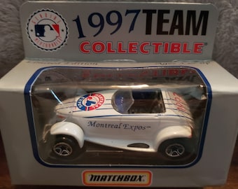 Matchbox 1997 Montreal Expos (NOW WASHINGTON NATIONALS) Plymouth Prowler