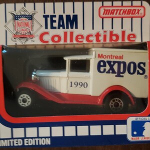 Matchbox 1990 Montreal Expos (NOW WASHINGTON NATIONALS) Model A Ford