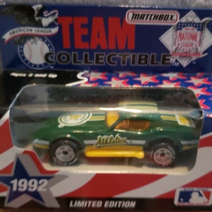 Matchbox 1992 Oakland Athletics Chevrolet Corvette