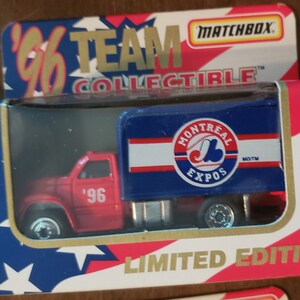 Matchbox 1996 Montreal Expos Ford Box Truck