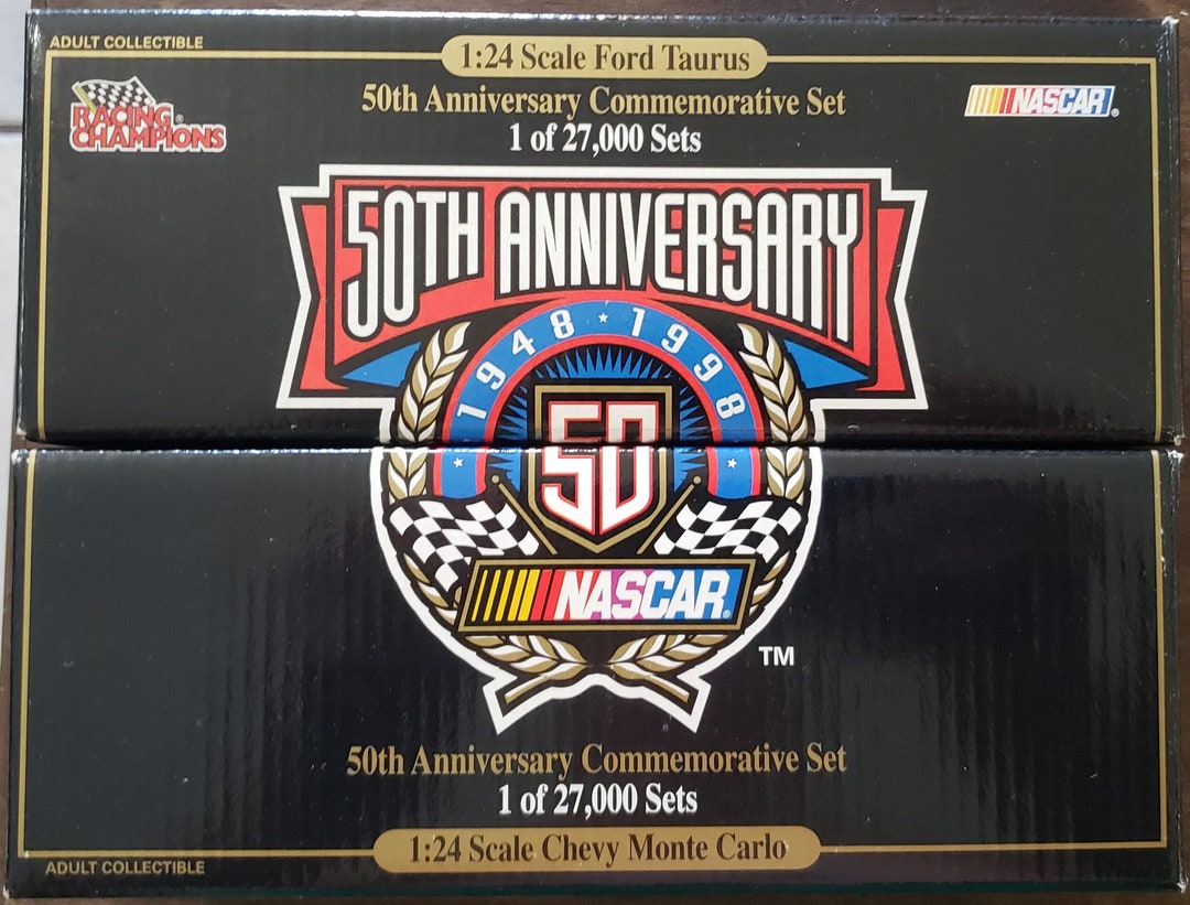 Racing Champions 1:24 Nascar Qvc 50th Anniversary 2 Pc Set - Etsy