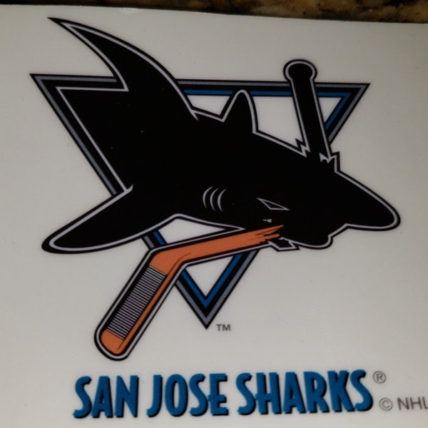 SAN JOSE SHARKS Window Cling