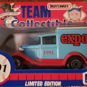 Matchbox 1991 Montreal Expos (NOW WASHINGTON NATIONALS) Model A Ford Truck