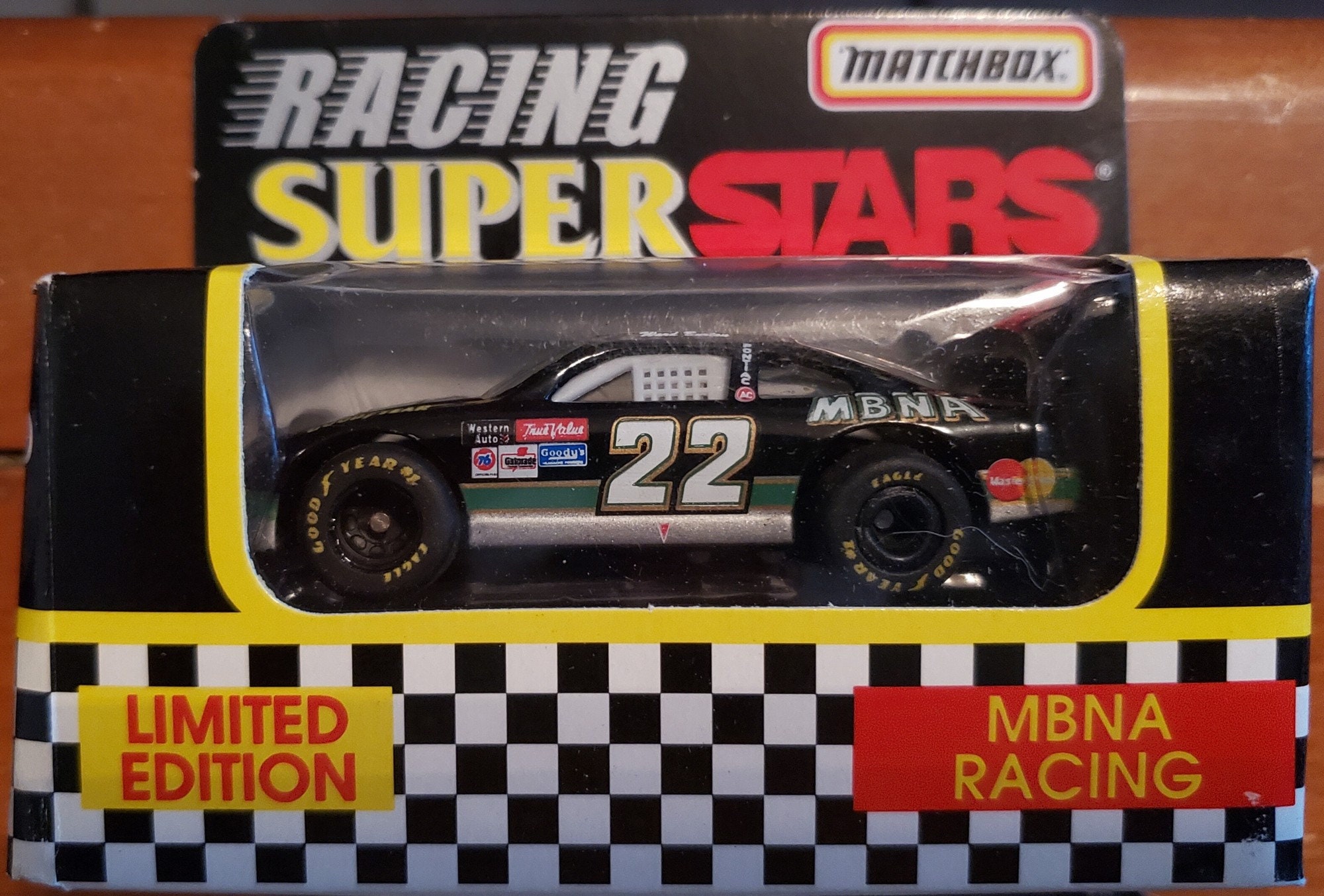 Mbna Racing Matchbox 1996 Ward Burton # 22 MBNA Racing Stock Car - Etsy