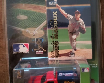 Atlanta Braves , Hall of Fame Inductee Greg Maddux Baseball Card Pick Up Truck