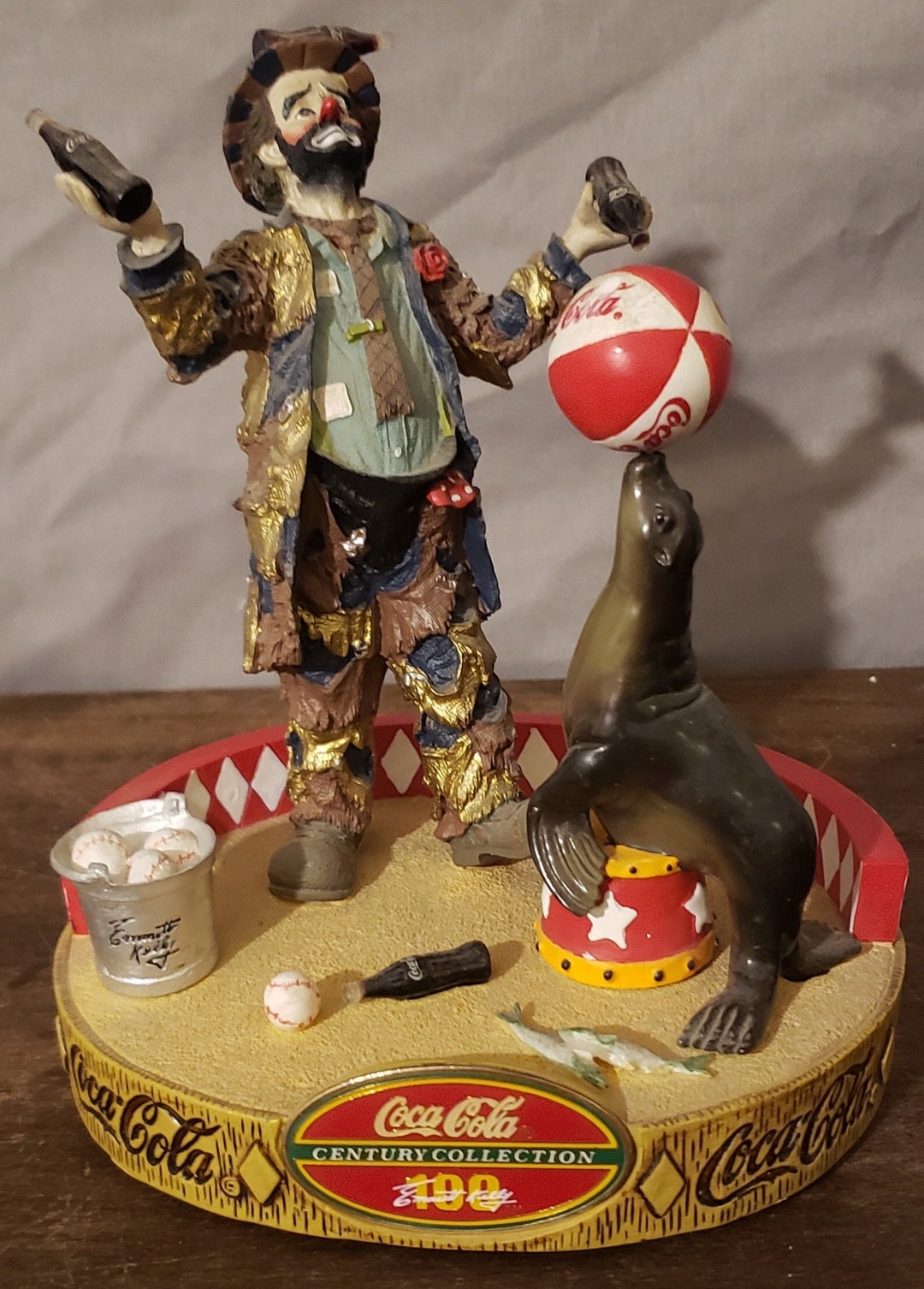 Emmett Kelly Coca Cola Refreshes You Best 100th Etsy Emmett Kelly Coca Cola Refreshes You Best 100th Etsy