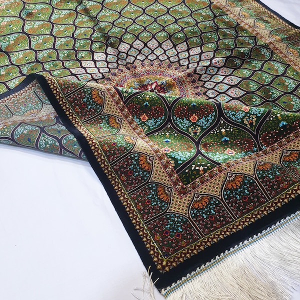 Blue Persian Rug Etsy