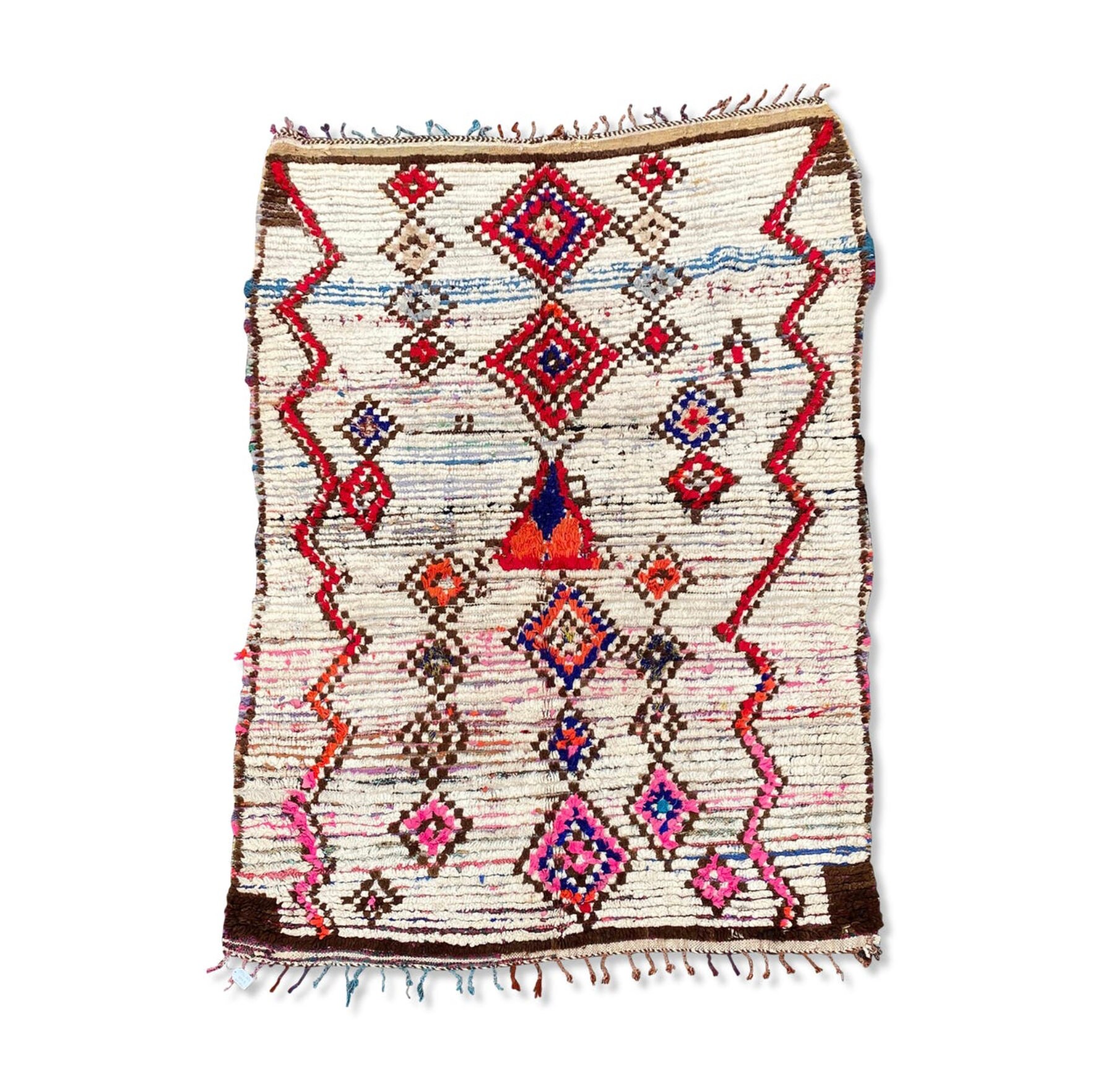 Tapis Berbere Azilal Vintage 155×225 cm, Tapis en Laine