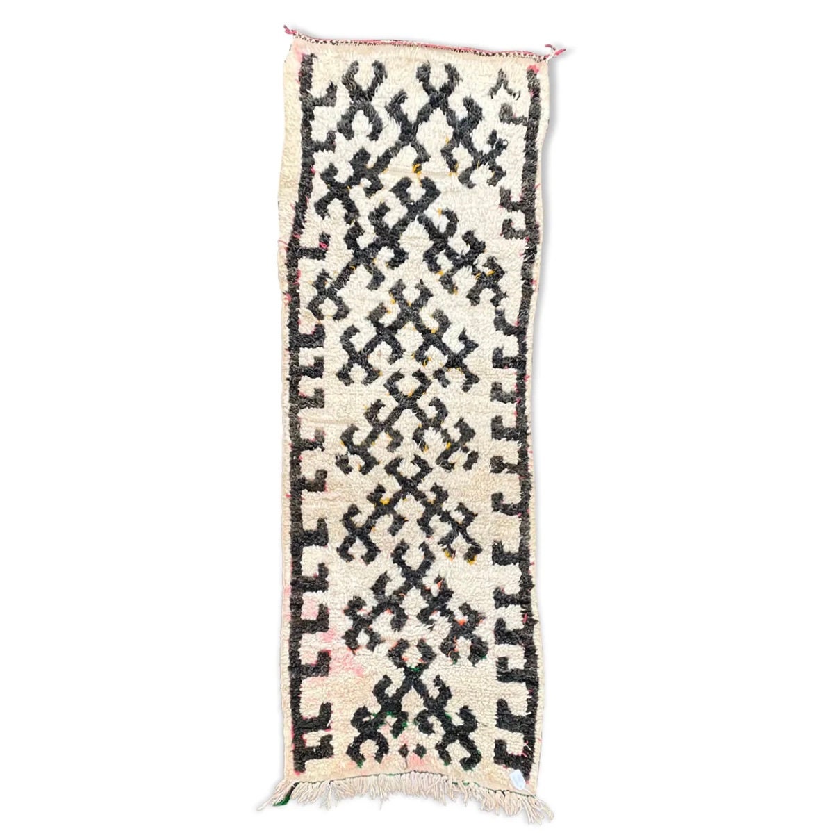 Tapis Marocain Vintage de La Région Talsint, Tapis Berbère Fait Main en Laine