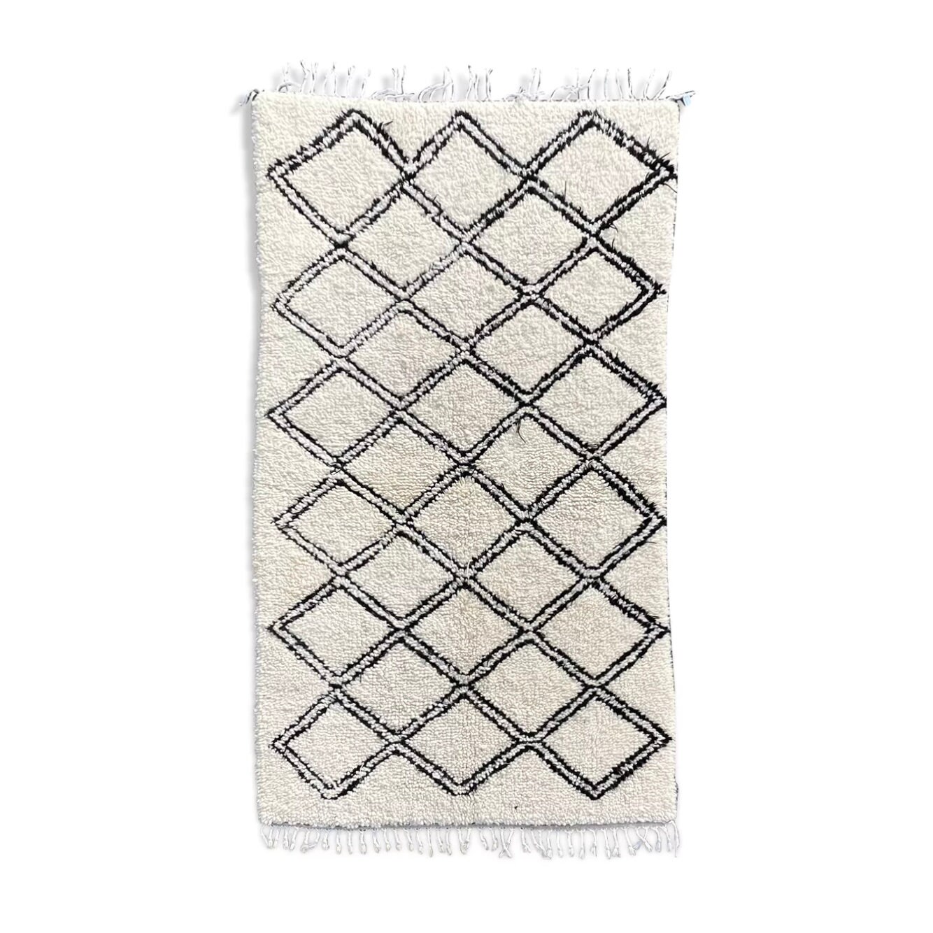 Tapis Berbere Beni Ouarain Ancien 120×200 cm