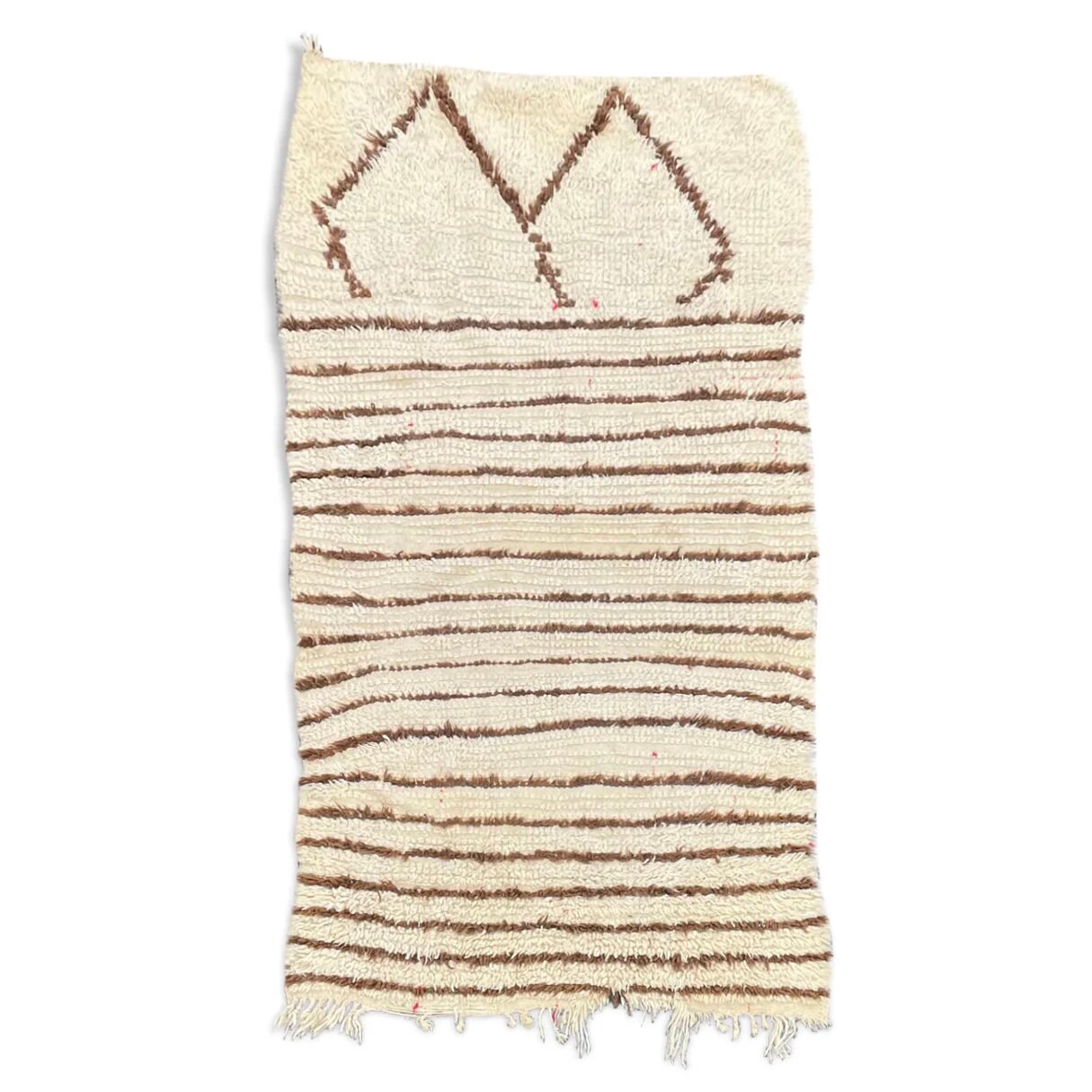 Tapis Berbere Marocain Beni Ouarain 110×200 cm Tapis Vintage