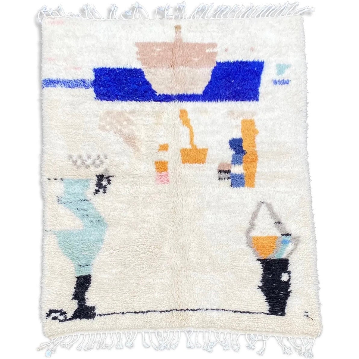 Tapis Berbere Azilal 210×300 cm, Tapis en Laine Moderne