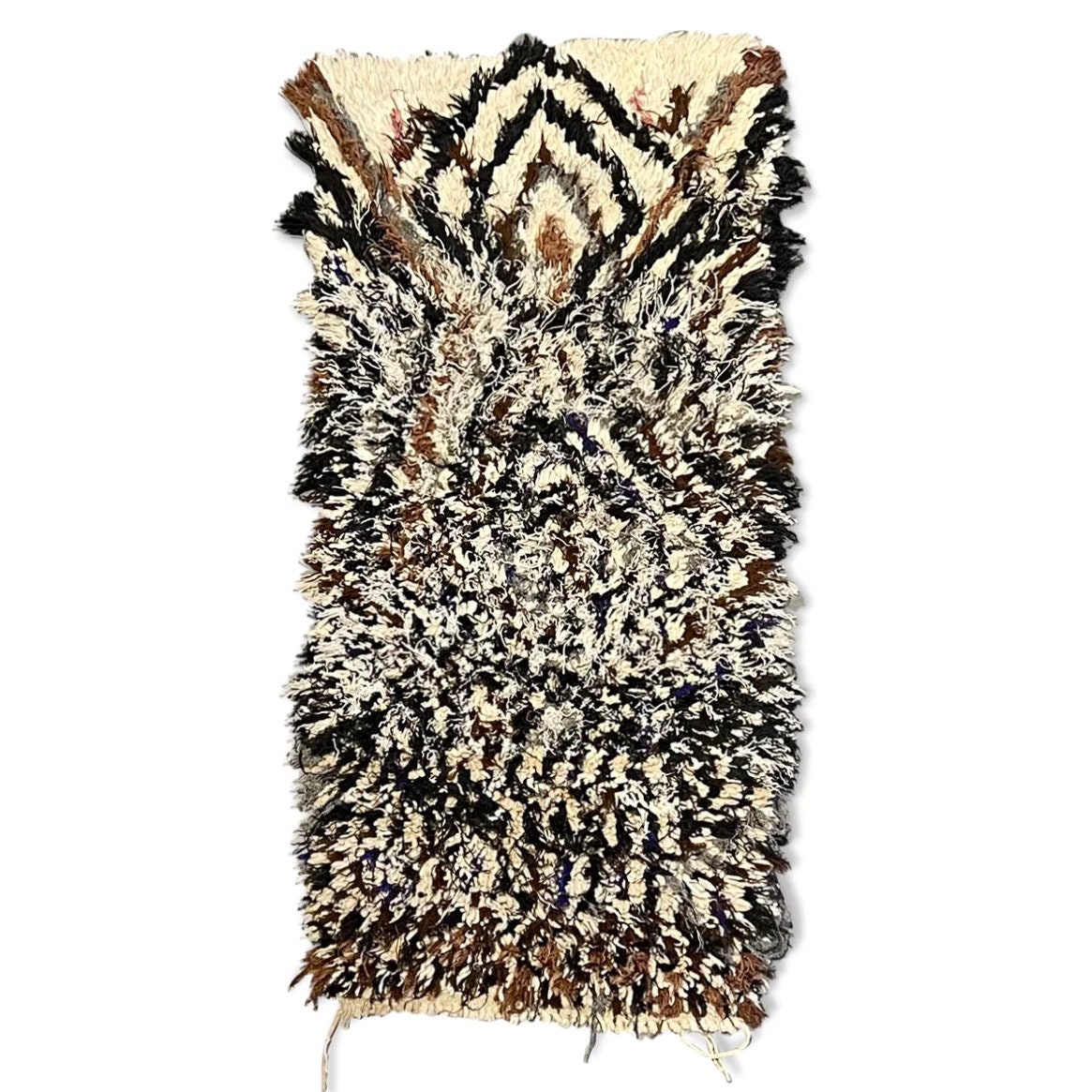 Tapis Berbere Marocain Azilal Vintage 80×160 cm Tapis Vintage