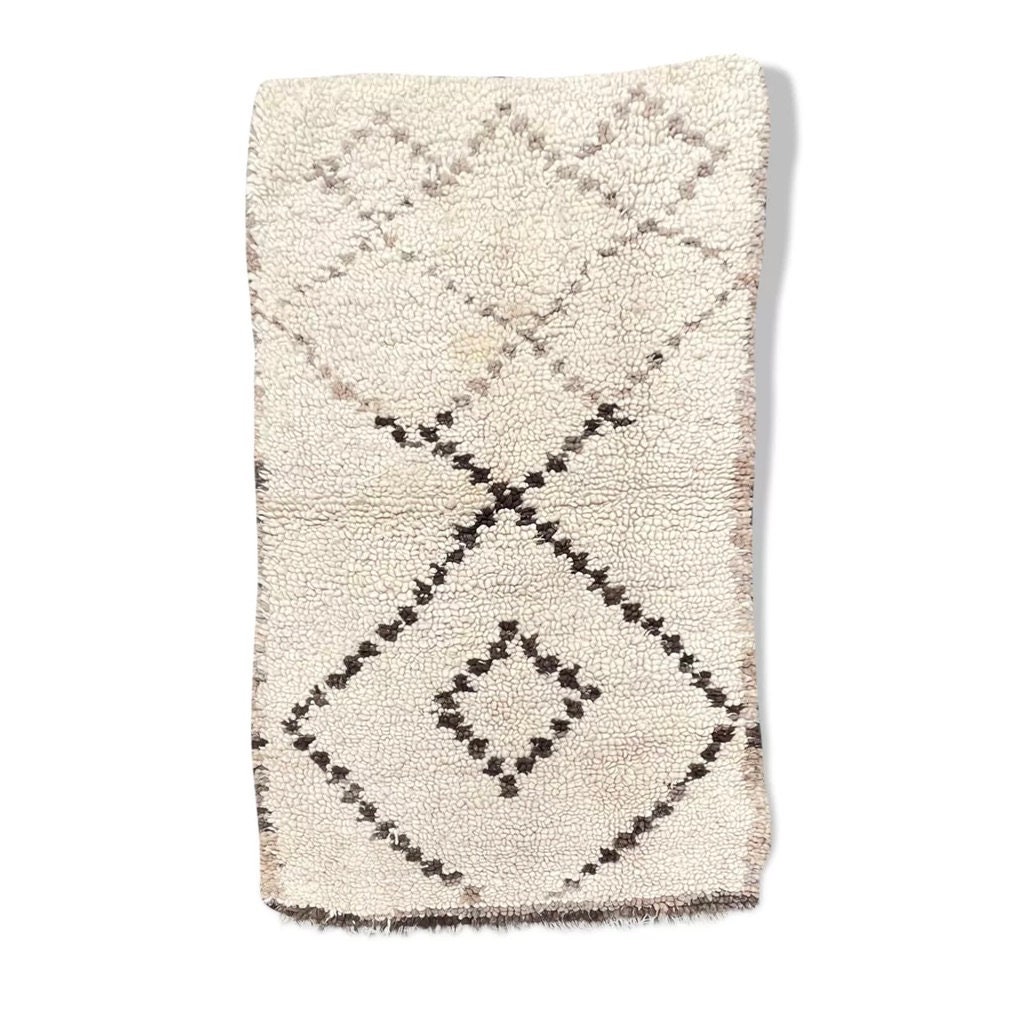 Tapis Berbere Beni Ouarain en Laine 135×240 cm