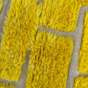 Beni Ourain Majorelle Blue Runner rug-Authentic Moroccan rug-Berber carpet-Genuine Wool rug-Handmade rug-Beni ourain style image 9